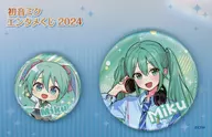 Hatsune Miku (Uniform) metal badge Set (2-pack) "Hatsune Miku Entertainment KUJI 2024" metal badge Set Award