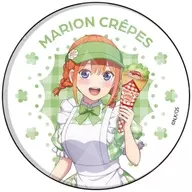 Yotsuba NAKANO "Hologram metal badge (57 mm) The Quintessential Quintuplets 01. Crepe shop ver. Drawing illustration"