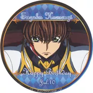 Wood Suzaku (Round) metal badge "CODE GEASS x Pre-roll" cake & macaroon order bonus