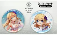 Tsukasa Tojo metal badge Set "Heaven Burns Red" C104 goods