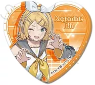 Rin KAGAMINE "Hatsune Miku & Peer Pro Character C's Heart Shaped metal badge"