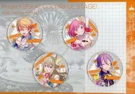 Wonder Lands x Show Time metal badge Set (4-piece set) "プロジェクトセカイ Colorful Stage! feat. Hatsune Miku Situation Acrylic Figure - with Another Vocal Album - Wonder Lands x Show Time" Animate special bonus