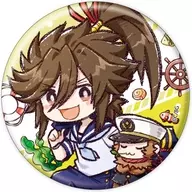 Keiji Maeda "Gakuen BASARA metal badge 24. Marine ver. (graph art illustration)"