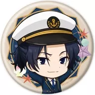 Sherlock Holmes : "Patriotic Moriarty metal badge 10. Marine ver. (Mini Character Illustration)"