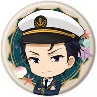 Mycroft Holmes : "Patriotic Moriarty metal badge 10. Marine ver. (Mini Character illustration)"