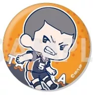 Ryunosuke Tanaka "Haikyu! Watatto! Trading metal badge Karasuno"