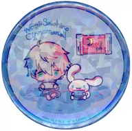 凪誠士郎×シナモロール(ゲーム) 「ブルーロック×サンリオキャラクターズ トレーディングホログラム缶バッジ」