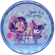 Reo Mikage x Kuromi (drink) "Blue Rock x Sanrio Character Cheater's Trading Hologram metal badge"