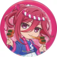 Sengiri Hyoma Deforme metal badge "Blue Rock ×NATSLIVE CAFE Blue 醒祭 vol. 2"