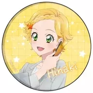 "Aikatsu!! Hologram metal badge (57 mm) 02. Office Girl Ver. (drawing illustration)" by Hinai Shinjo