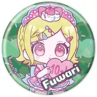 Midorikaze Fuwari "PriPara Hologram metal badge (57 mm) 03. Mini Character Illustration"