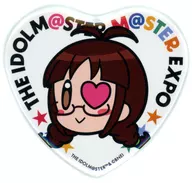 Ritsuko Akizuki "THE IDOLM@STER M @ STER EXPO official" Pet "Trading Heart metal badge 765 MILLIONSTARS ver."