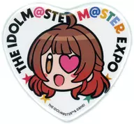 花海 佑芽 "THE IDOLM@STER M @ STER EXPO official" Po "trading heart metal badge Gakuen idol master ver."