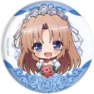 沢菜 TAKAMI "metal badge Yoake Mae Yori Ruriiro na 01. Wedding Dress Ver. Mini Character Illustration"