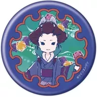 Kitagawa' metal badge Gekijo Mononoke 01. Graph Art Illustration'