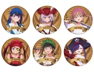 Conjunto de 6 tipos "metal badge Gridman Universe 16. Pirata ver. Ilustraciones dibujadas"