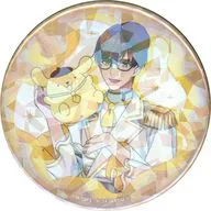 Shakumura Teijin × Pompomupurin "B-PROJECT ~ Fervor * Love Call ~ × Sanrio Character Sutters POP UP CORNER Holograma metal badge 02 / Isobody Illustration"