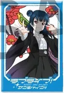 Yoshiko Tsushima "Love Live! Sunshine! Trading Hanafuda Pattern metal badge"