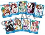 9-Type Set "Love Live! Sunshine! Trading Hanafuda Pattern metal badge"