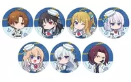 7-Type Set "Welcome to Ability First Class Trading Mini Character metal badge Marine Look"