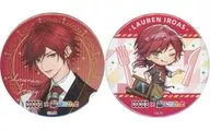 Loren Irousbig metal badge 2 set "Cocos × Virtual YouTuber Jishinji Eden Team está transmitiendo un momento divertido de Cocos!" Zensho Net Store Limited