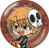 Denji (upper body) "Chicansoman Trading Hologram metal badge Halloween ver."