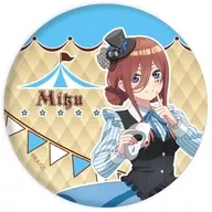 中野三玖(名前入り) 「五等分の花嫁∽ 缶バッジ 07.サーカス団ver. 描き下ろしイラスト」