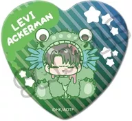 M-OG (Commander Levi) Heart-shaped metal badge 11th "Attack on Titan The Final Season"