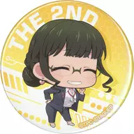 The second generation (usually ver.) Chimi Character Illustration metal badge "Dokupura x KUJI Mate Grid Man Universe Online KUJI 2024 Part2" D-7 Prize