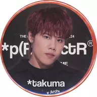 Takuma Goto metal badge "THE RUM PAGE LIMITED LIVE 2024 * p (R) ojectR at TOKYO DOME" capsule prize