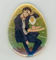エレン・イェーガー×ぐでたま(全身) 「進撃の巨人×サンリオキャラクターズ The 3rd Edition トレーディングたまご缶バッジ」