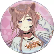 姫崎 莉波 "Gakuen idol Master x Karaoke Manekineko metal badge"