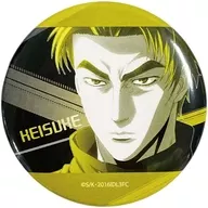 Keisuke Takahashi "New INITIAL D : Legend3 - Dream - Monotone Arts metal badge"