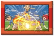 Grand Fire "INAZUMA ELEVEN Trading Histosaku Scene photograph Square metal badge"