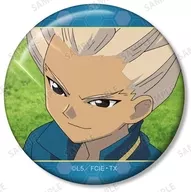 Shuya Goenji "INAZUMA ELEVEN Trading Scene photograph metal badge Football Frontier Edition Ver."