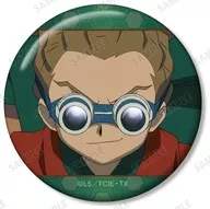 Manned KIDO "INAZUMA ELEVEN Trading Scene photograph metal badge Football Frontier Edition Ver."