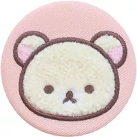 K Rilakkuma "Rilakkuma Secret Fluffy Boa metal badge"