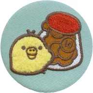 Kiroytri B "Rilakkuma Secret Fluffy Boa metal badge"