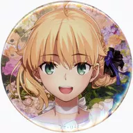 セイバー(背景フラワースタンド) 「Fate/stay night 20周年記念コンサート ランダム缶バッジ」