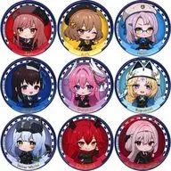 9-type set "Goddess of Victory : NIKKE POP STORE metal badge 01 / Station staff style costume ver. (Mini Character illustration)"