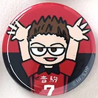 "Haikyu! Jirori TD metal badge Match ver. Otokoma High School"