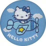 Hello Kitty (Airplane) "Sanrio Character Connector's Trading Embroidered metal badge  Mizuiro Hello Kitty"