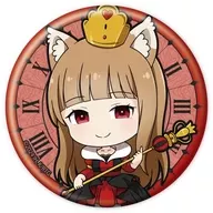 Holo (Queen of Hearts ver) "Spice and Wolf metal badge 07. Mini Character Illustration"