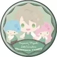 Kazunari Miyoshi x Little Twin Stars "metal badge A3! (Athree) x Sanrio Character Connectors 05. S & S Mini Character Illustration" Guy x KEROKEROKEROPPI