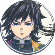 Giyu Tomioka (whole face) "Anime Demon Slayer: Kimetsu no Yaiba Bashira Exhibition - To Mubari-jo - Random Mat metal badge"