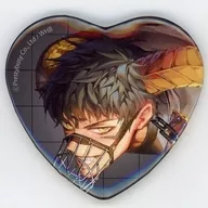 Melicoccus bijugatusss Heart metal badge "KUJI Hikido What in" HELL "is bad? - 1st Anniversary Online KUJI" C-2 Prize