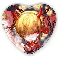 Rafael Heart metal badge "KUJI Hikido What in" HELL "is bad? - 1st Anniversary Online KUJI" C-7 Prize
