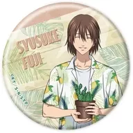 Shusuke Fuji "metal badge Shin Tennis-no Oji-sama 18. Botanical Ver. Illustration"