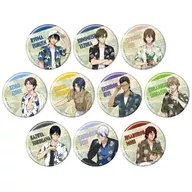 10-Type Set "metal badge Shin Tennis-no Oji-sama 18. Botanical Ver. Drawing Illustration"