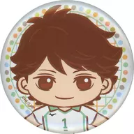 Toru Oikawa metal badge "Sega Lucky KUJI Haikyu! Pastel Art Collection" E Prize